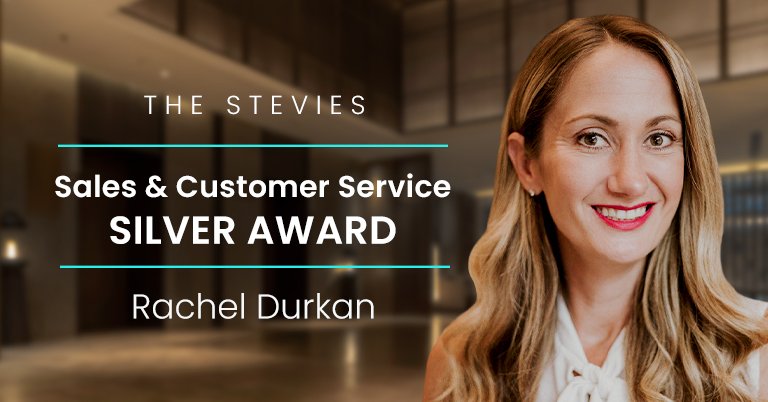 Rachel Durkan - 2022 Silver Stevie Award for Business Development Executive
