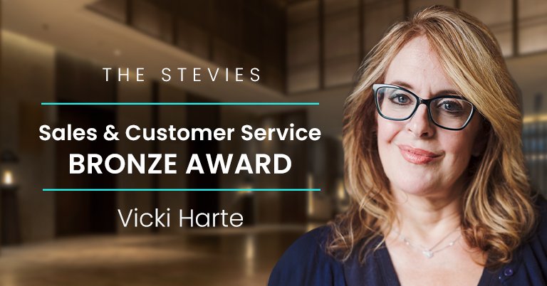 Vicki Harte – 2022 Stevie Bronze Award for Sales Director