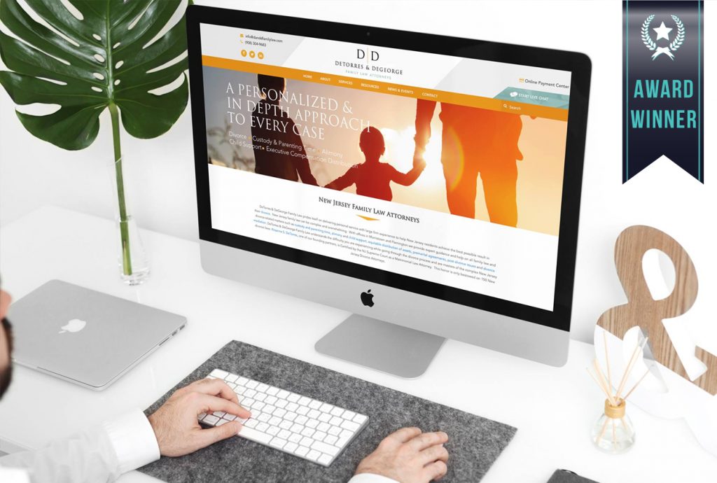 Award winning website design for