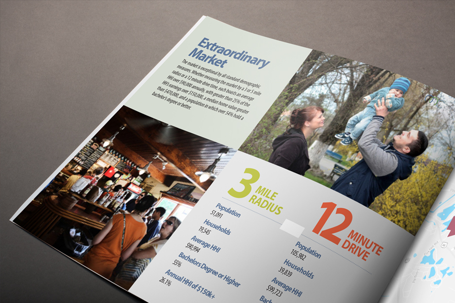 mcedc-3 Page of brochure for Morris County Economic Development Committee