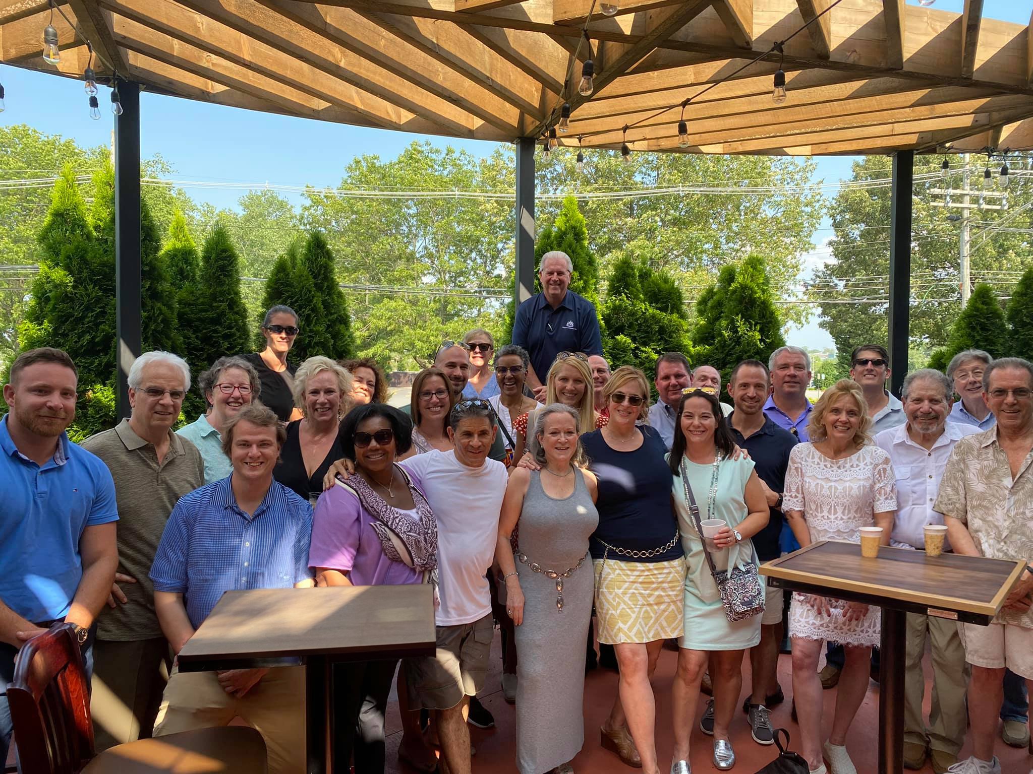 Paradigm-rnr-events Outdoor networking event at restaurant