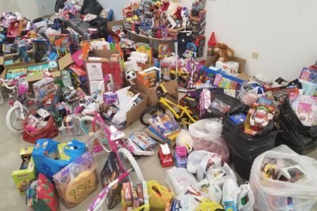 room filled with children's toys