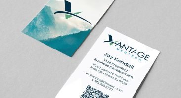 Vantage Business Card Design