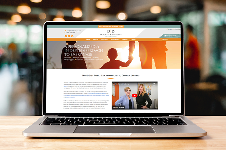 2019 Summit Marketing Effectiveness Award – Outstanding Web Design for DeTorres & DeGeorge Family Law