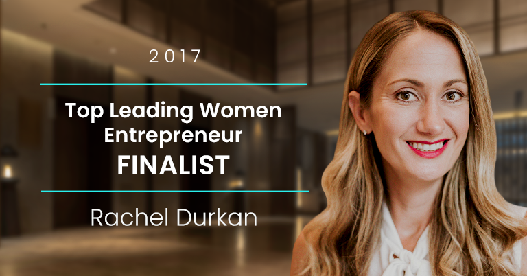 2017 Top Leading Women Entrepreneur Finalist - Rachel Durkan