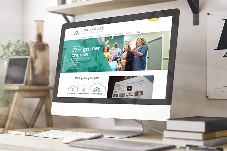 C3 Workplace Website Design on Desktop