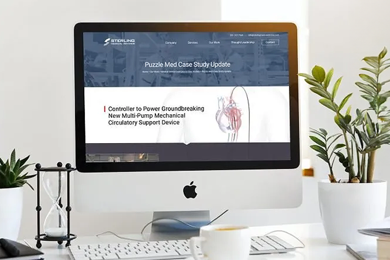 Recognition for Sterling Case Study Web Page